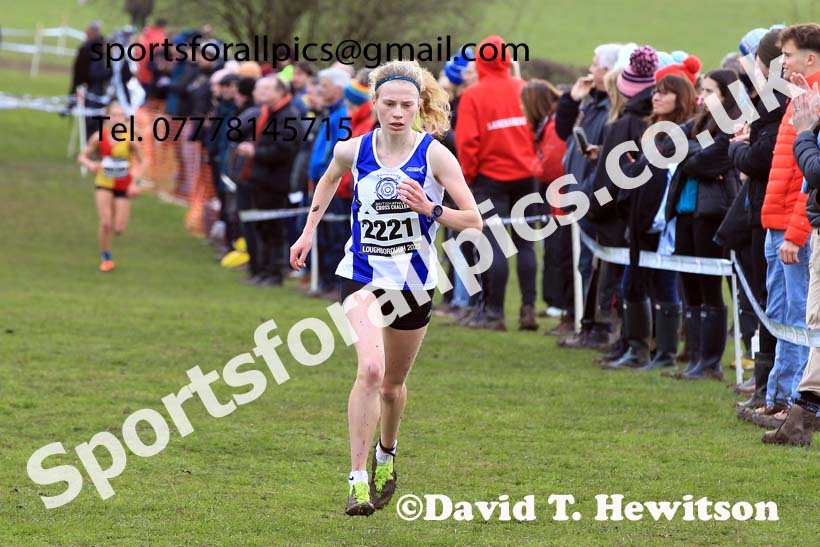 Womens Under-17s 2023 UK CAU Inter Counties Cross Country Champs, Prestwold Hall, Loughborough. Photo: David T. Hewitson/Sports for All Pics